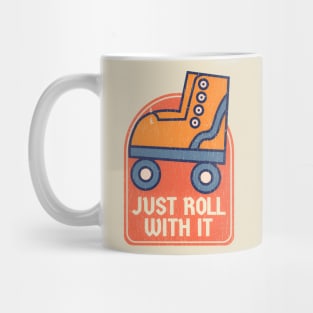 Just Roll With It Skates Mug